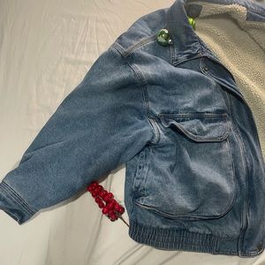 Sherpa jean jacket 🧥